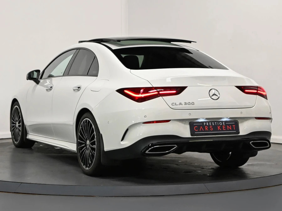 Mercedes-Benz CLA Class 1.3 Cla200h Mhev Amg Line Premium Plus Coupe DG24RUW White #3