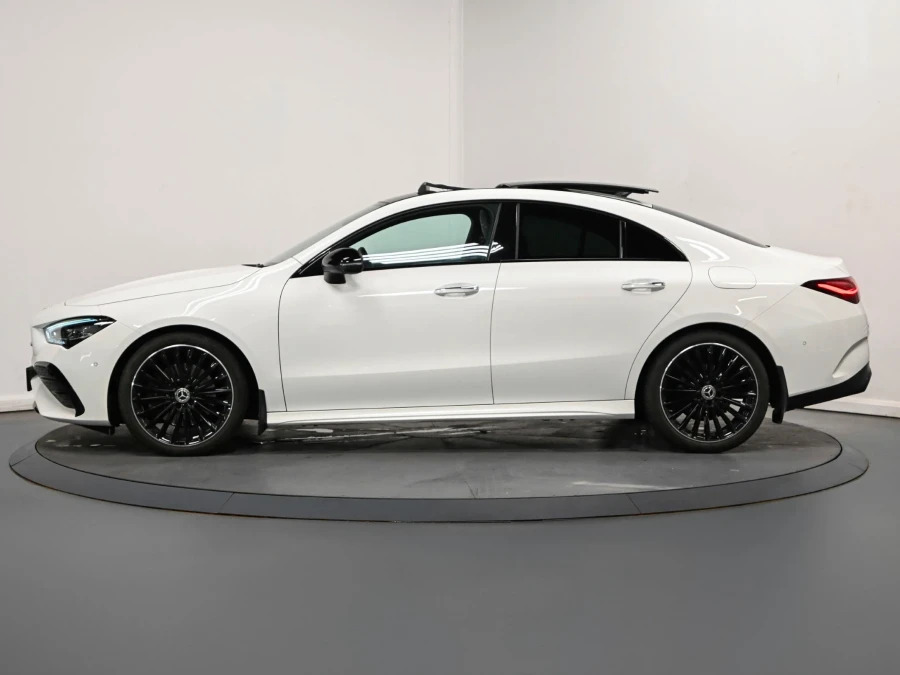 Mercedes-Benz CLA Class 1.3 Cla200h Mhev Amg Line Premium Plus Coupe DG24RUW White #4