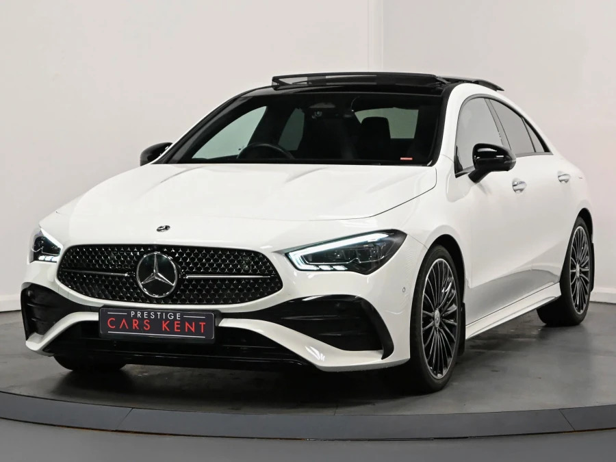Mercedes-Benz CLA Class 1.3 Cla200h Mhev Amg Line Premium Plus Coupe DG24RUW White #5