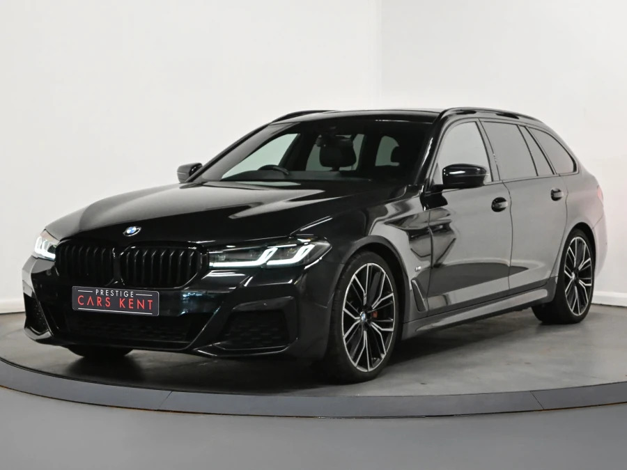 BMW 5 Series 520I M Sport Touring LV72FTE Black #5