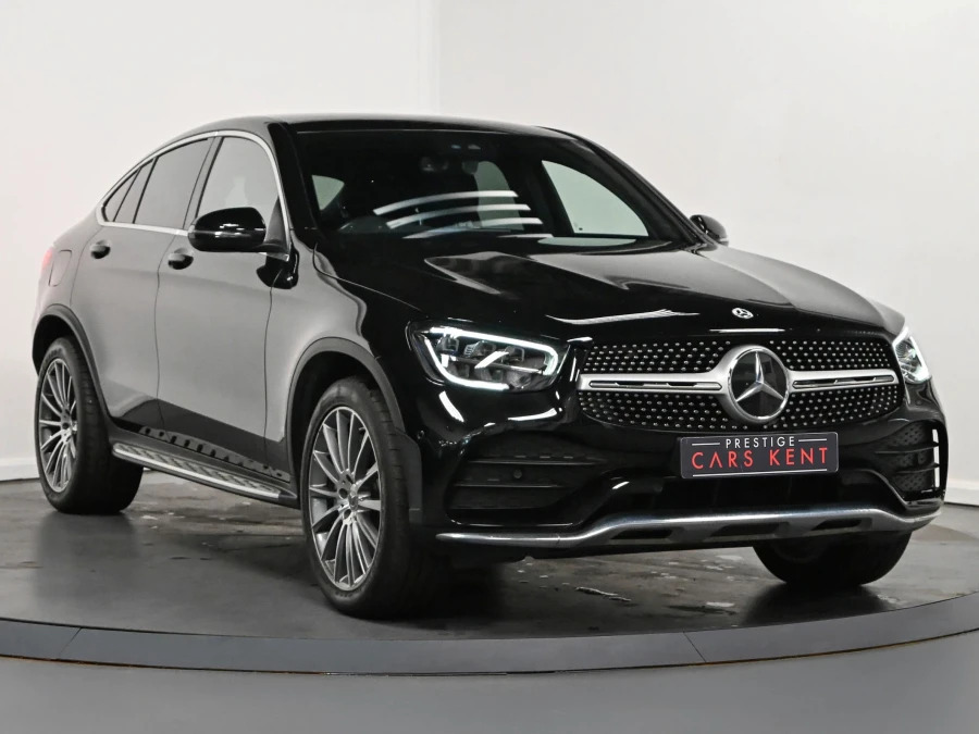 Mercedes-Benz GLC Class 2.0 Glc300h Mhev Amg Line Premium Coupe Petr Black