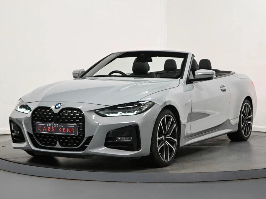 BMW 4 Series 420I M Sport Convertible SL73BXX Grey #6