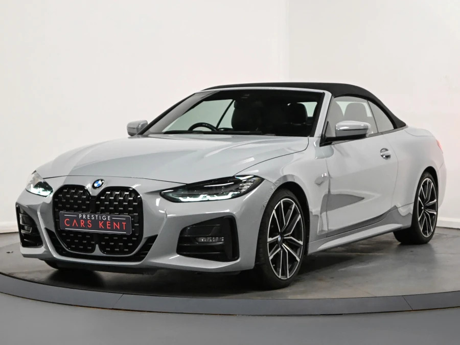 BMW 4 Series 420I M Sport Convertible SL73BXX Grey #5