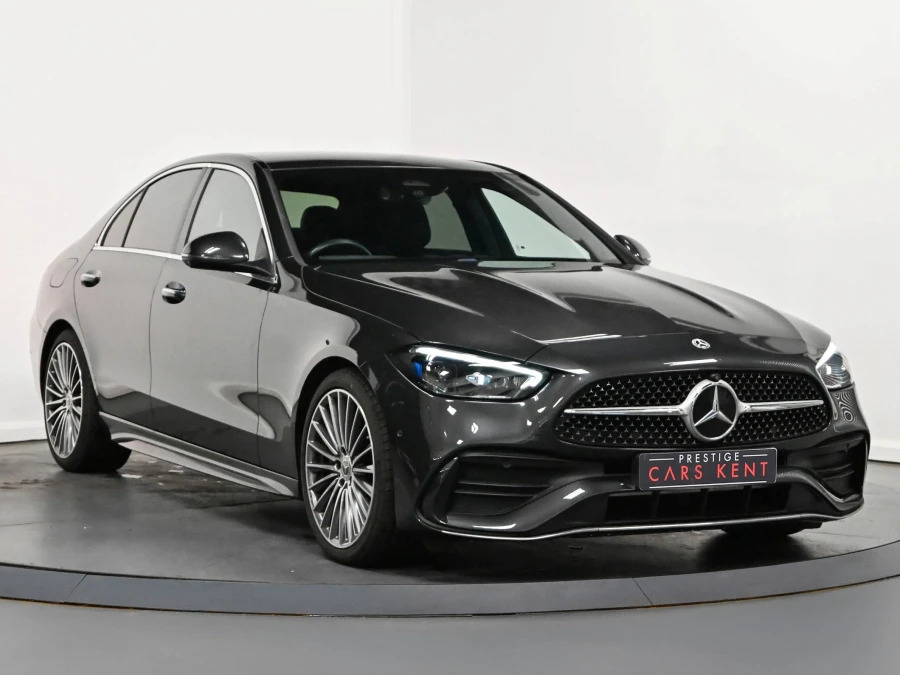 Mercedes-Benz C Class 1.5 C200h Mhev Amg Line Premium Saloon Petro LV22PVP Grey