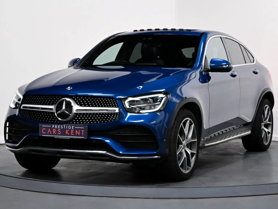 Mercedes-Benz GLC Class 2.0 Glc300d Amg Line Premium Plus Coupe Dies EN23KKD Blue #5
