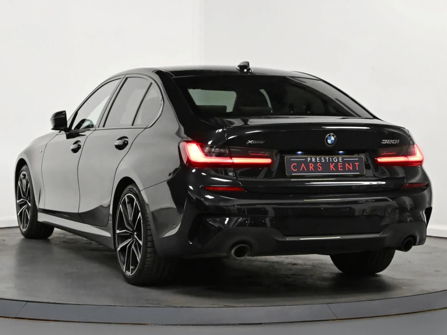 BMW 3 Series 320I Xdrive M Sport Saloon GV21NPX Black #3