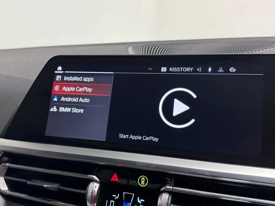 BMW 3 Series 320I Xdrive M Sport Saloon GV21NPX Black #6
