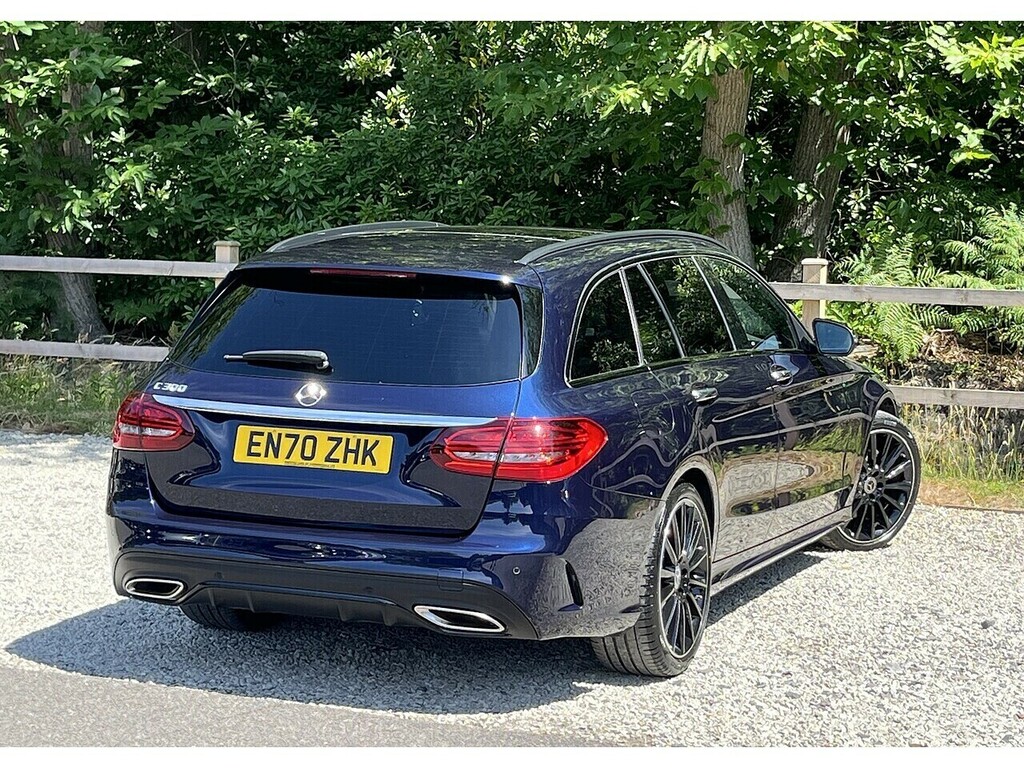 Mercedes-Benz C Class C300 Amg Line Blue #4