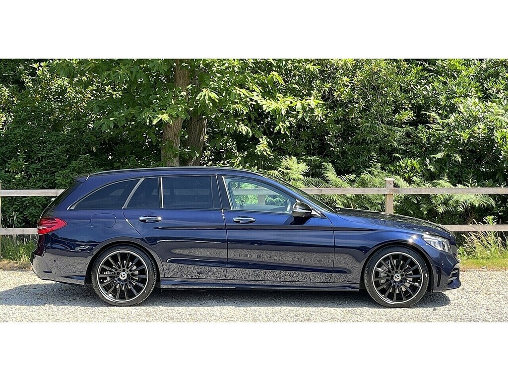 Mercedes-Benz C Class C300 Amg Line Blue #3