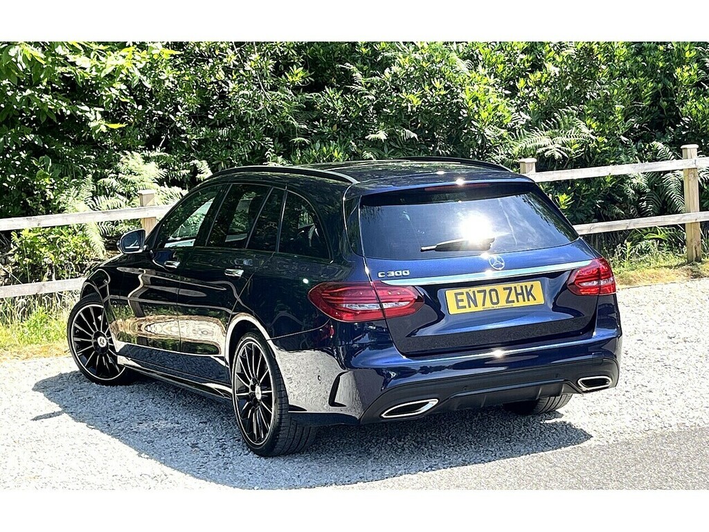 Mercedes-Benz C Class C300 Amg Line Blue #5