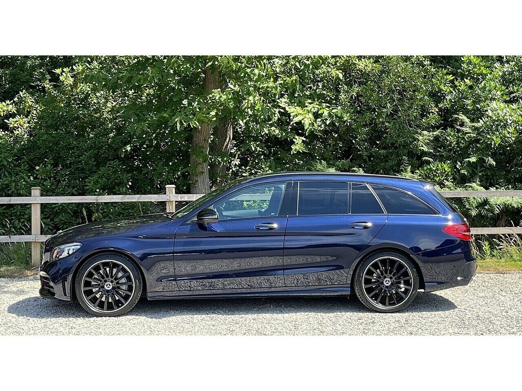 Mercedes-Benz C Class C300 Amg Line Blue #6