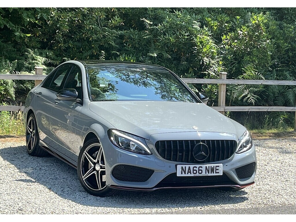 Mercedes-Benz C Class C200d Amg Line Red #2