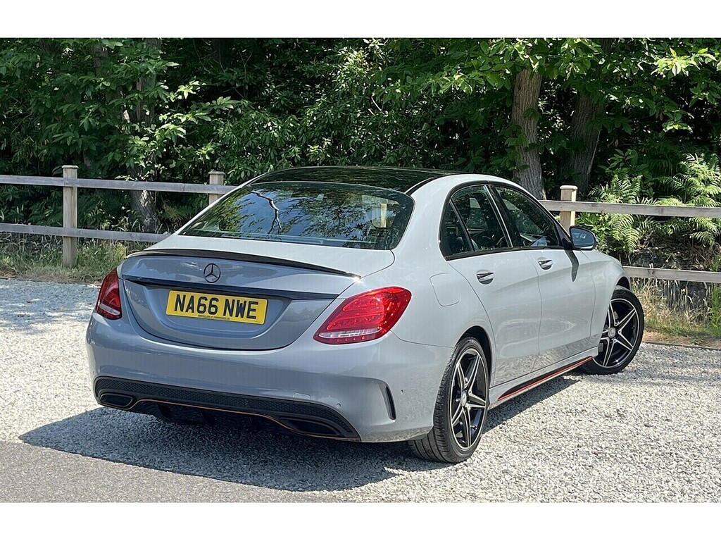 Mercedes-Benz C Class C200d Amg Line Red #4
