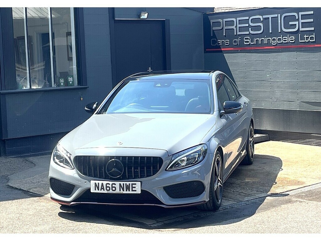 Mercedes-Benz C Class C200d Amg Line Red