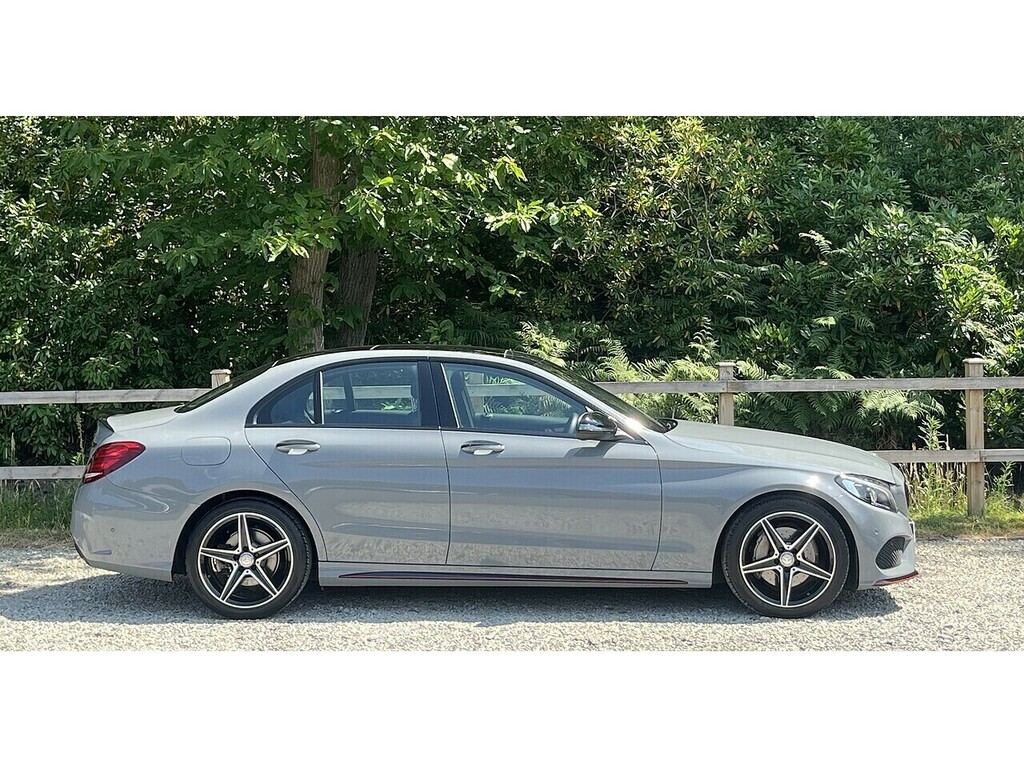 Mercedes-Benz C Class C200d Amg Line Red #3