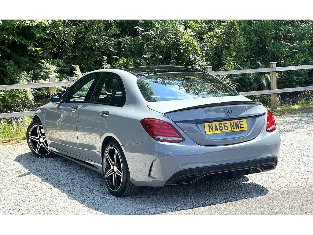 Mercedes-Benz C Class C200d Amg Line Red #5