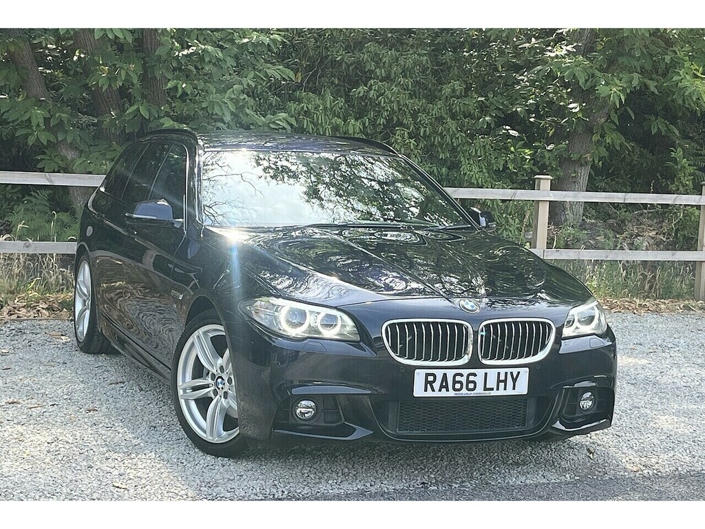BMW 5 Series 520D M Sport Black #2