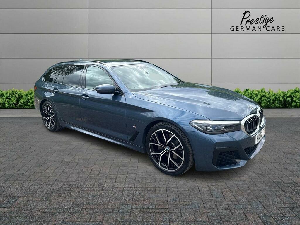 BMW 5 Series Estate 2.0 520D Mht M Sport Touring Steptronic Eur HK72TYH Blue #3