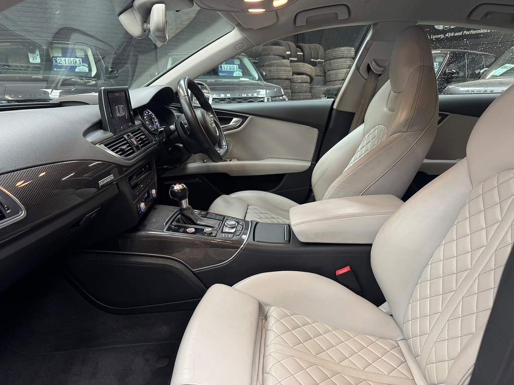 Audi S7 4.0 Tfsi V8 White #17
