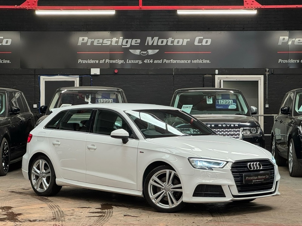 Audi A3 Tfsi S Line White #2