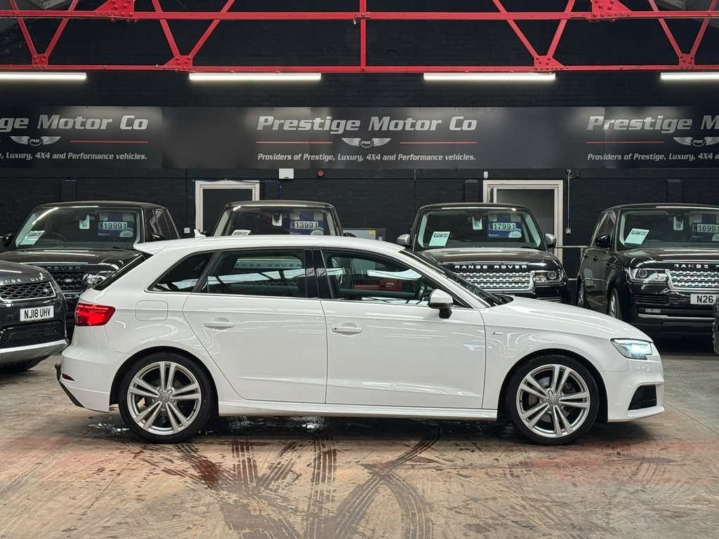 Audi A3 Tfsi S Line White #3