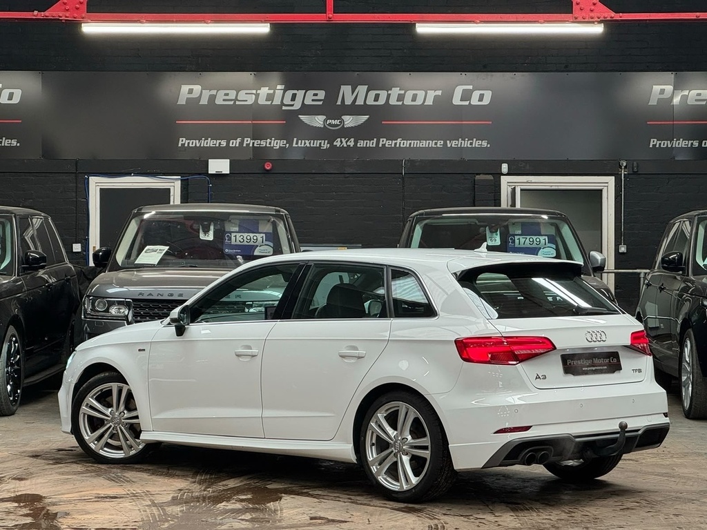 Audi A3 Tfsi S Line White #5
