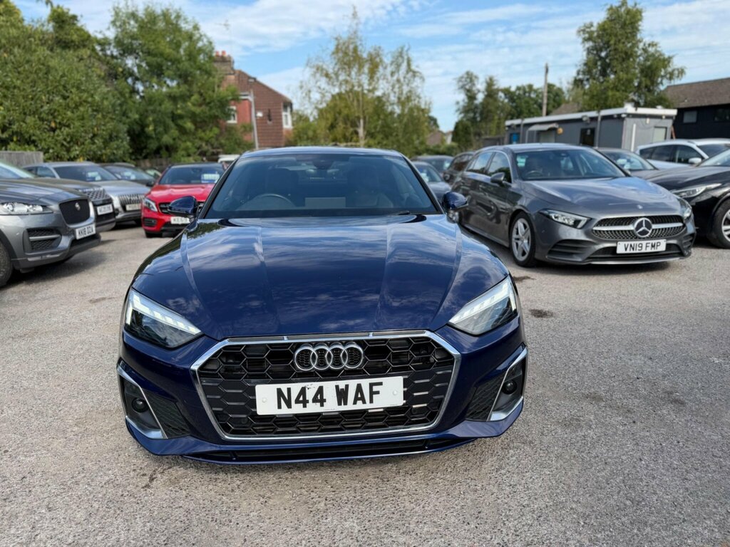 Audi A5 2.0 Tfsi 40 S Line S Tronic Euro 6 Ss N44WAF Blue #3