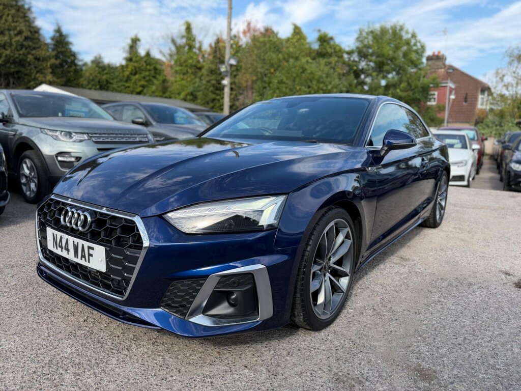 Audi A5 2.0 Tfsi 40 S Line S Tronic Euro 6 Ss N44WAF Blue #4