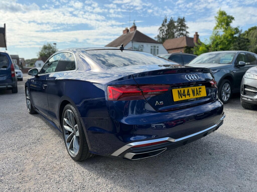 Audi A5 2.0 Tfsi 40 S Line S Tronic Euro 6 Ss N44WAF Blue #5