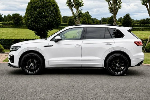 Volkswagen Touareg Tdi V6 R-line Suv White #3