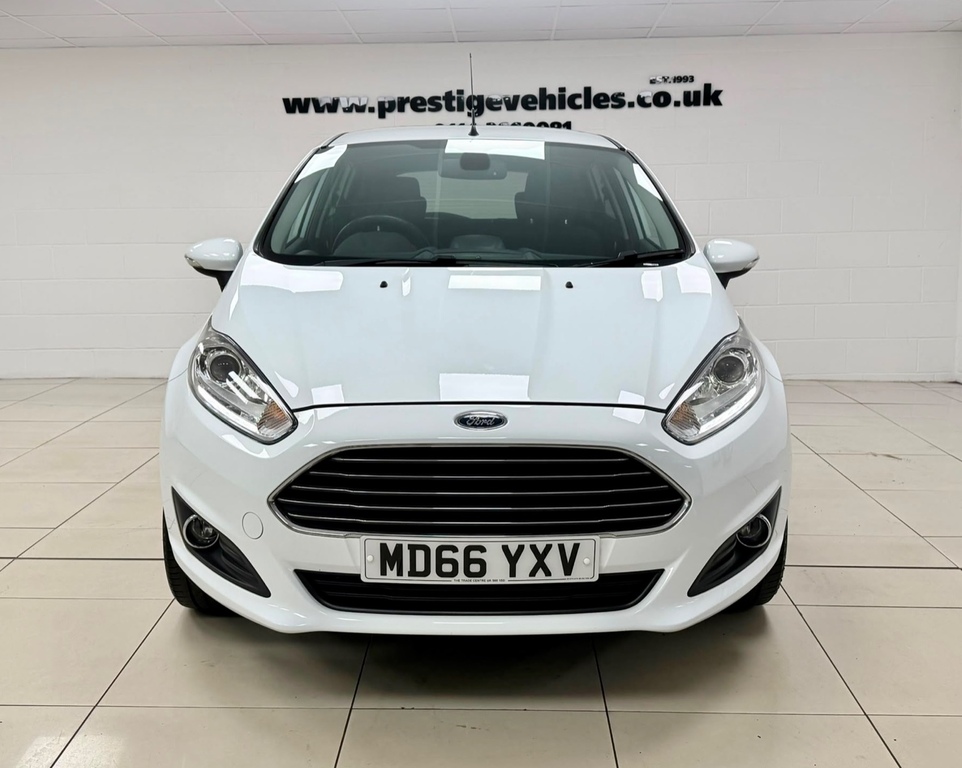 Ford Fiesta 1.0 Ecoboost Titanium Nav- Full History MD66YXV White #5
