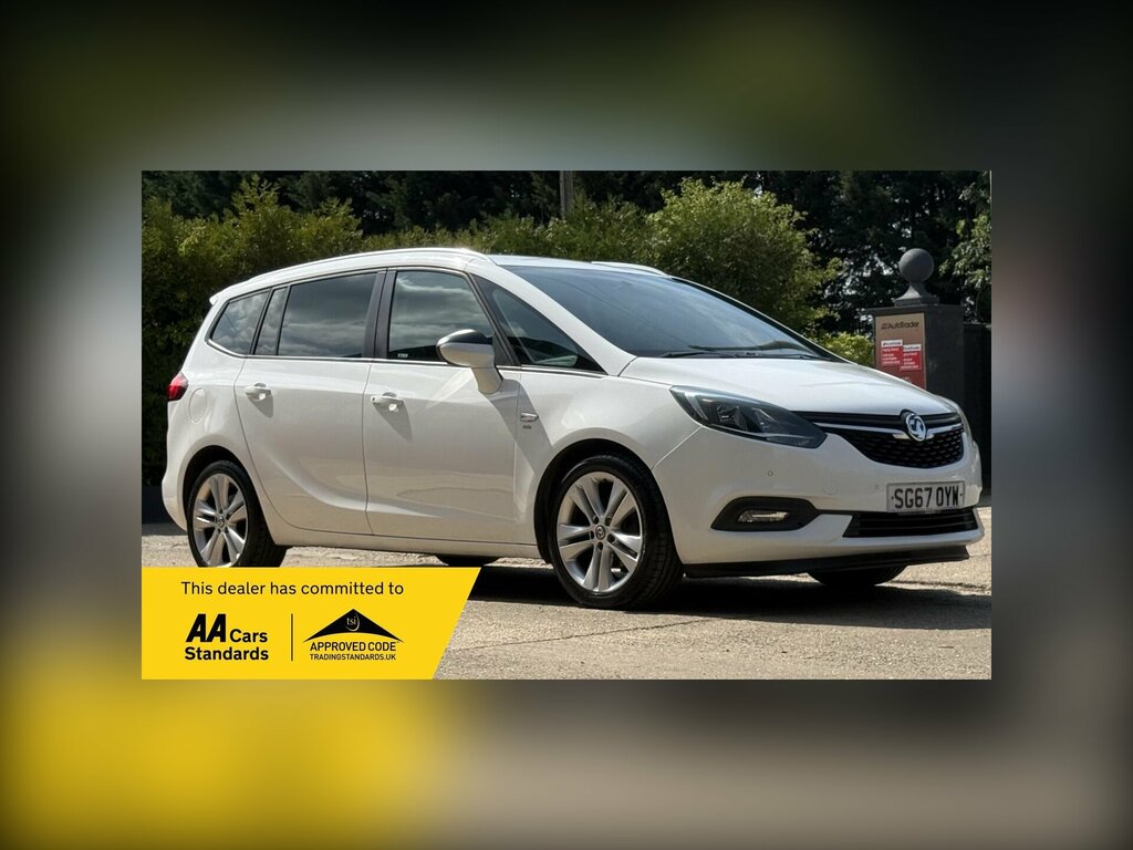 Vauxhall Zafira Tourer 1.4I Turbo Sri Nav Euro 6 White