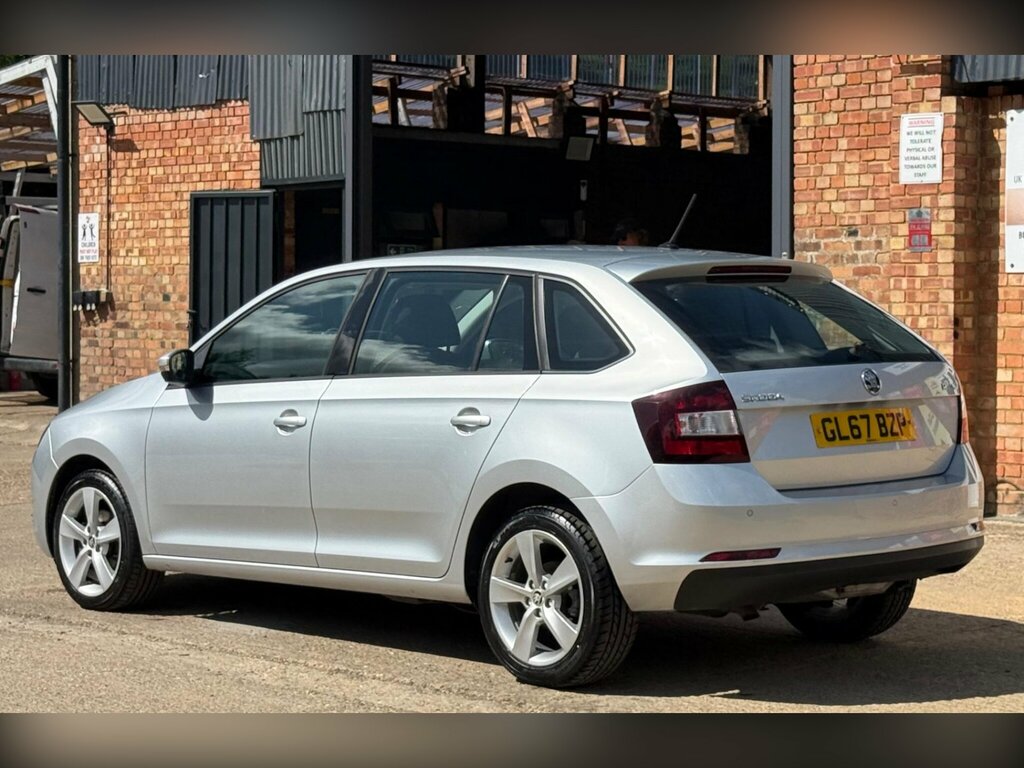 Skoda Rapid Spaceback 1.0 Tsi Se Tech Euro 6 Ss GL67BZP Silver #5