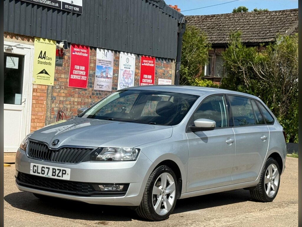 Skoda Rapid Spaceback 1.0 Tsi Se Tech Euro 6 Ss GL67BZP Silver #3
