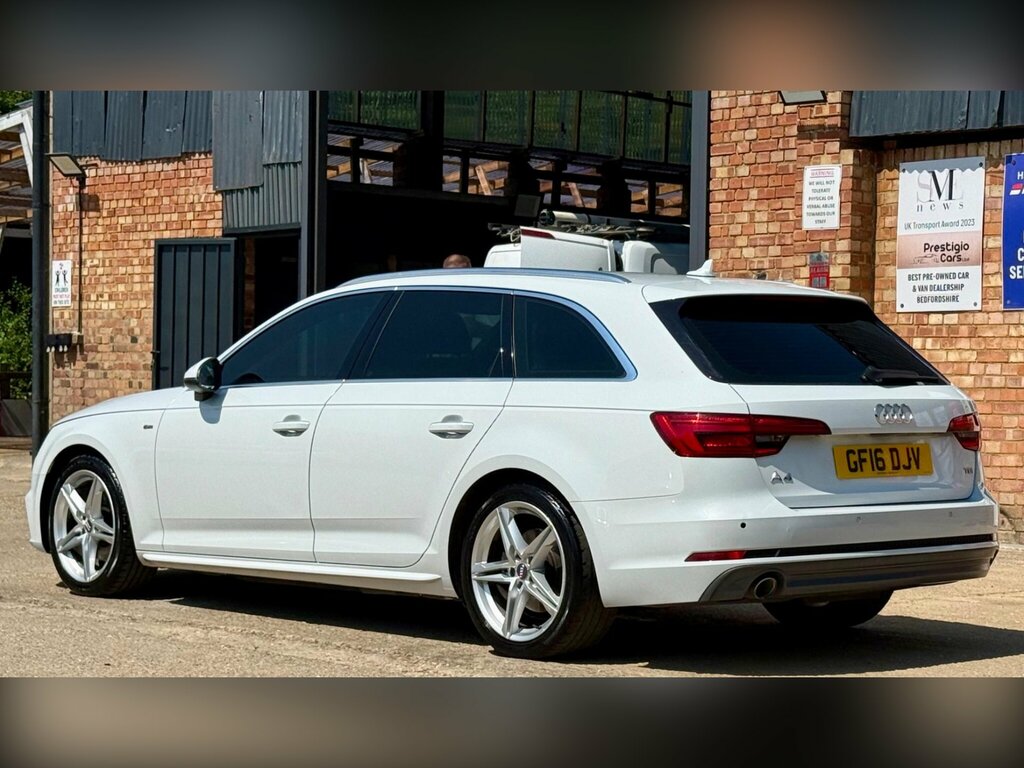 Audi A4 Avant 2.0 Tdi S Line S Tronic Euro 6 Ss White #4
