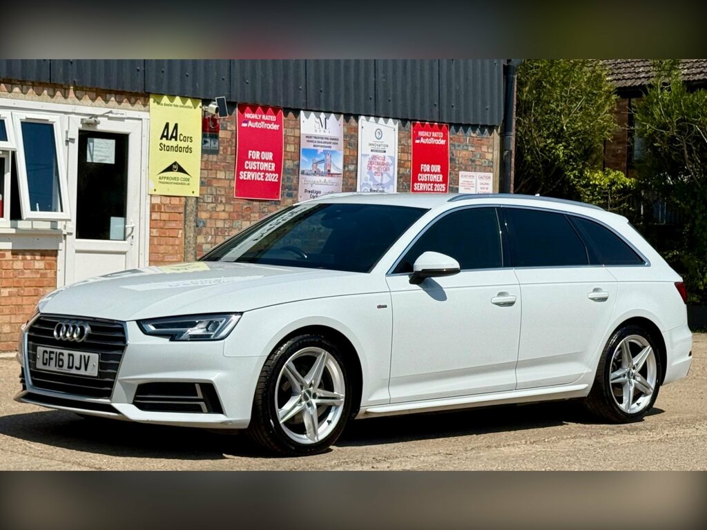 Audi A4 Avant 2.0 Tdi S Line S Tronic Euro 6 Ss White #2