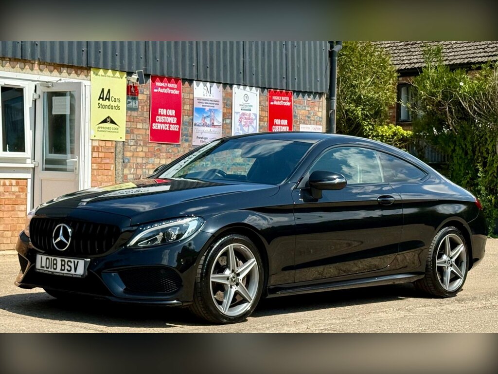 Mercedes-Benz C Class 2.1 C220d Amg Line G-tronic Euro 6 Ss LO18BSV Black #2