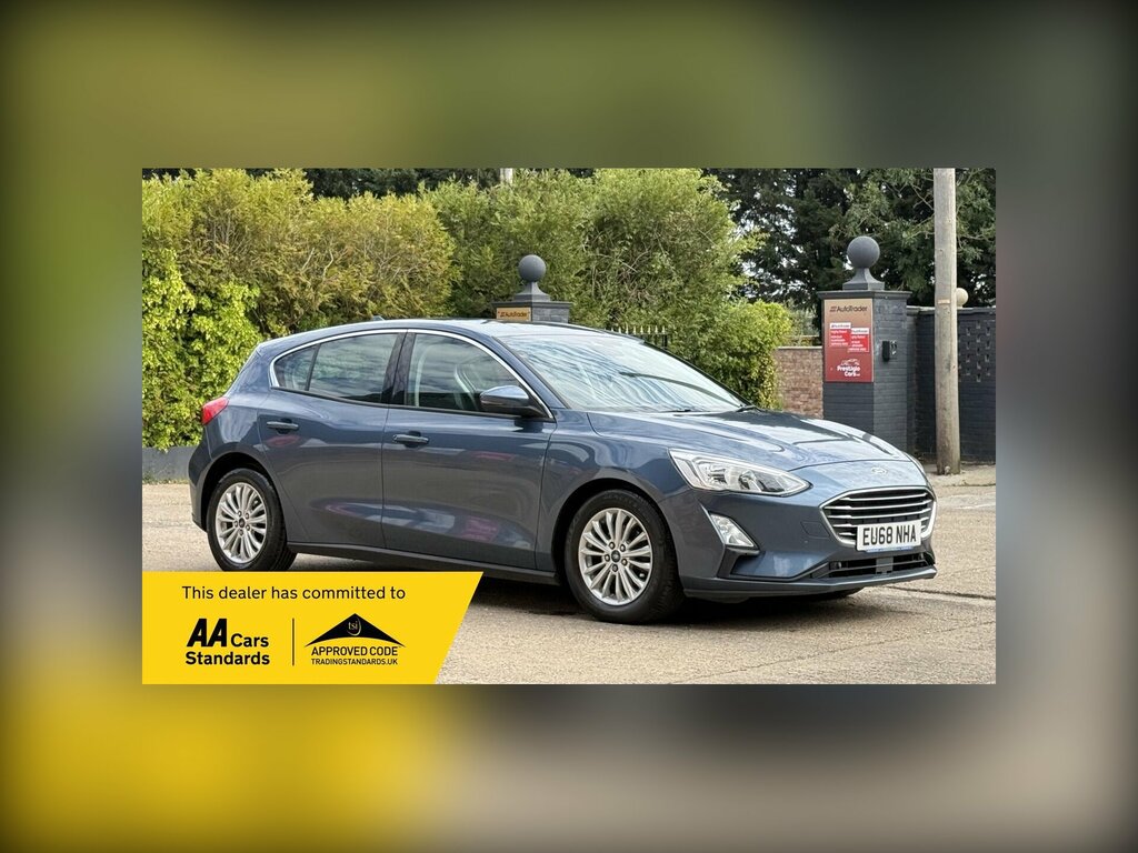 Ford Focus 1.5 Ecoblue Titanium Euro 6 Ss EU68NHA Blue