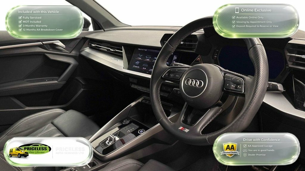 Audi A3 1.4L S Line MW23KFC Black #5