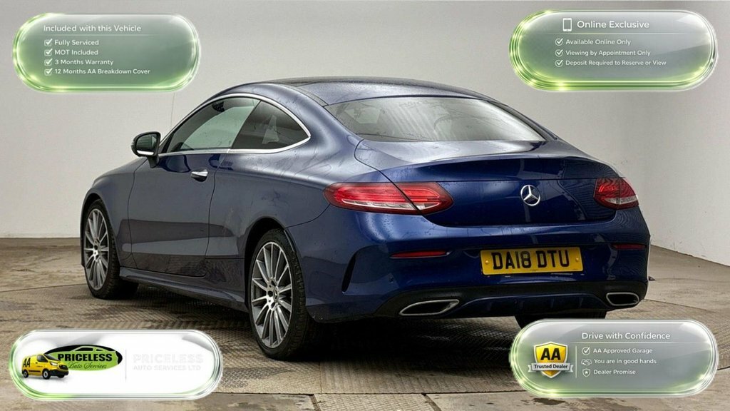 Mercedes-Benz C Class 2.1L Amg Line DA18DTU Blue #4