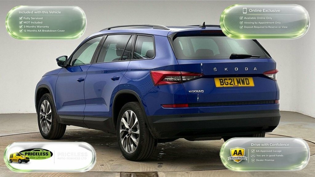 Skoda Kodiaq 1.5 Tsi Se Drive Dsg 7 Seat Blue #4