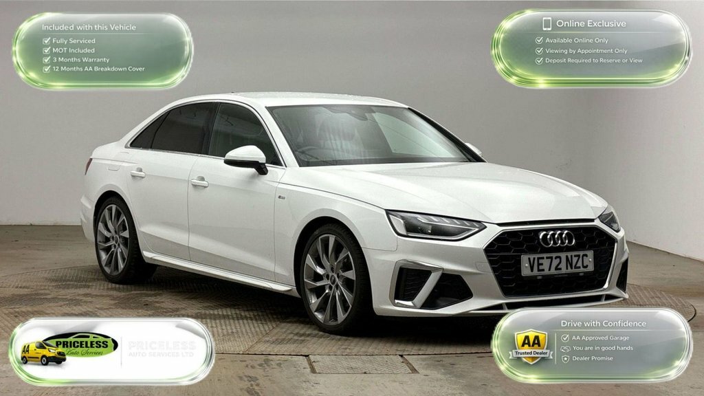 Audi A4 2L S Line White