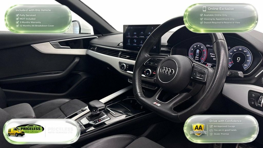 Audi A4 2L S Line VE72NZC White #5
