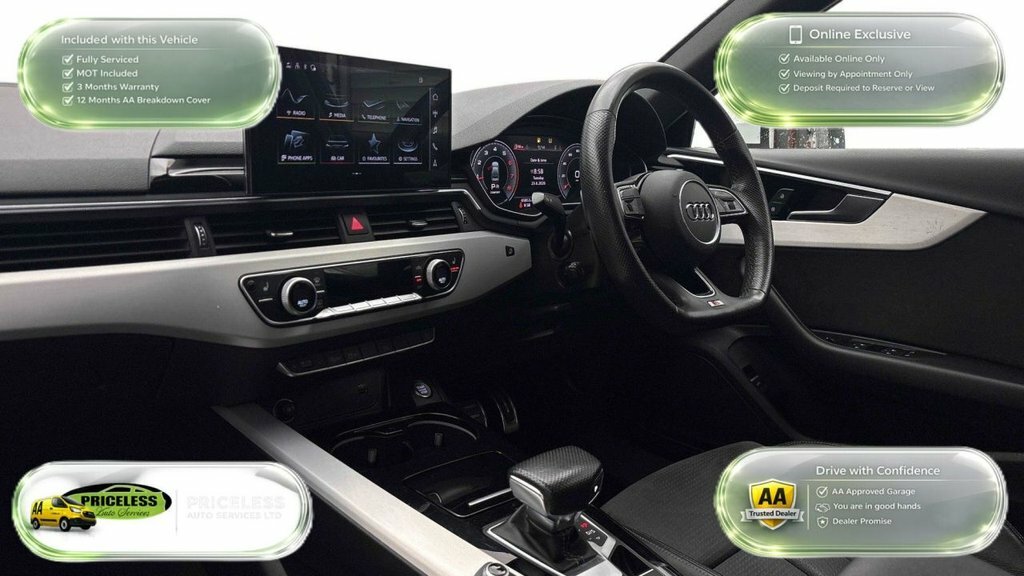 Audi A4 2L S Line VE72NZC White #2