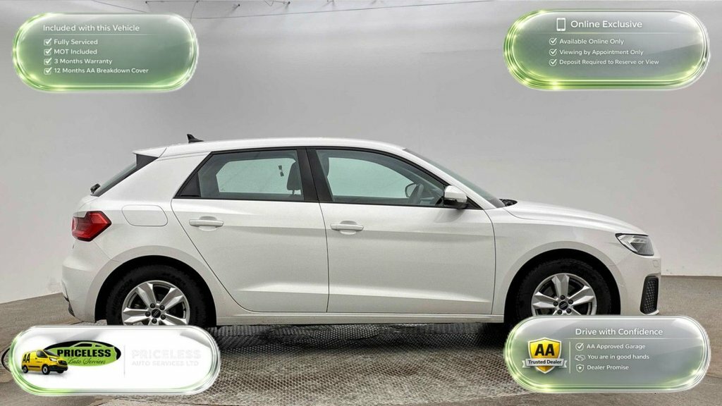 Audi A1 1L Technik BL23XGE White #3