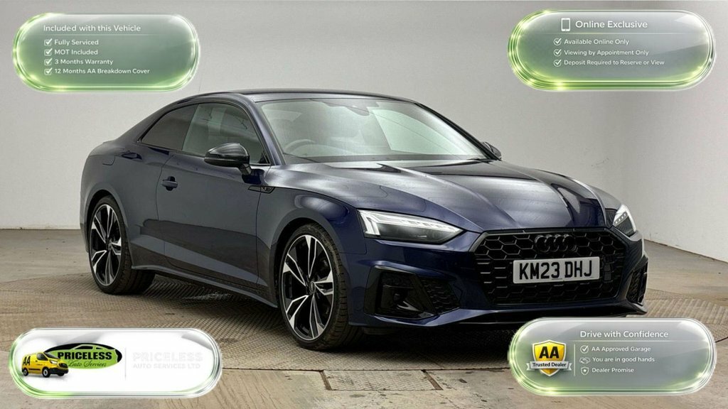 Audi A5 2L Black Edition KM23DHJ Blue