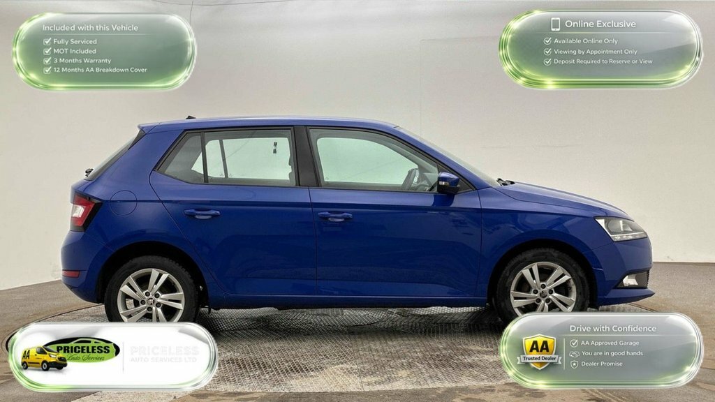 Skoda Fabia 1L Se GJ71LVF Blue #3