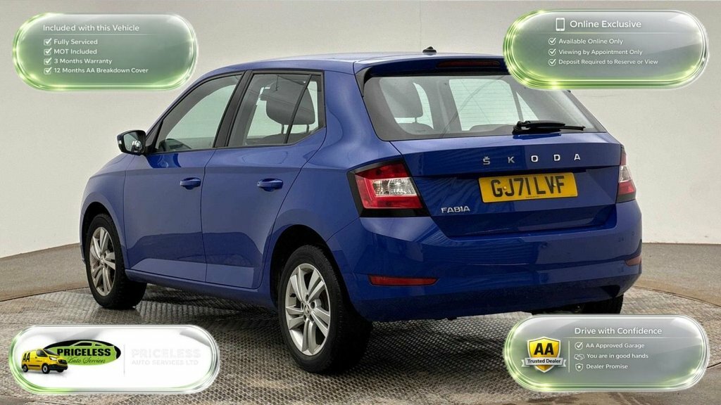 Skoda Fabia 1L Se GJ71LVF Blue #4