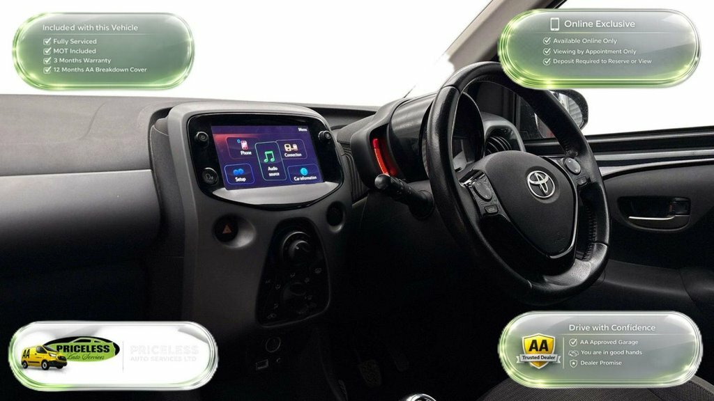 Toyota Aygo 1L X-play FG71GZS Black #2