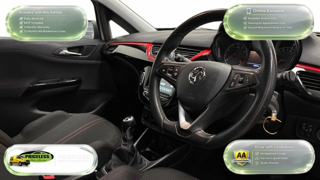 Vauxhall Corsa 1.4L Sri Vx Line Nav Black SG69FKP White #5